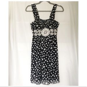 Black/White Polka Dot Dress Sz 3